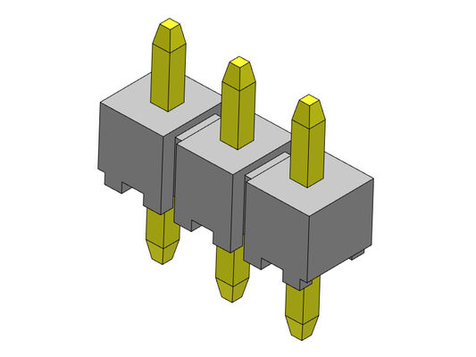 পিন হেডার সংযোগকারী 2.00mm একক সারি ডিপ টাইপ 1*2PIN থেকে 1*40PIN H=2.00MM