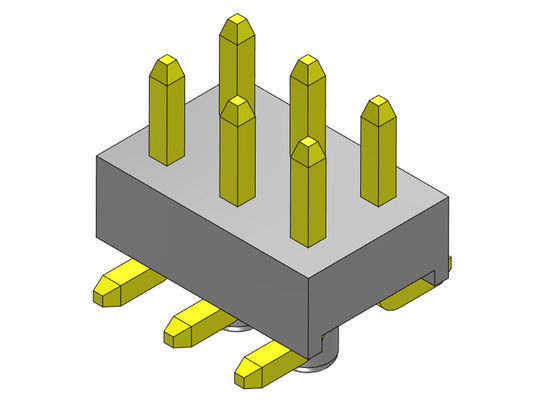 Pin Header Connector 2.54mm Dual Rows SMT TYPE 2*2PIN To 2*40PIN H=2.54MM