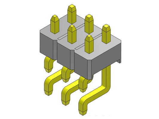 পিন হেডার সংযোগকারী 2.54mm একক সারি SMT TYPE 2*2PIN থেকে 2*40PIN H=2.54MM