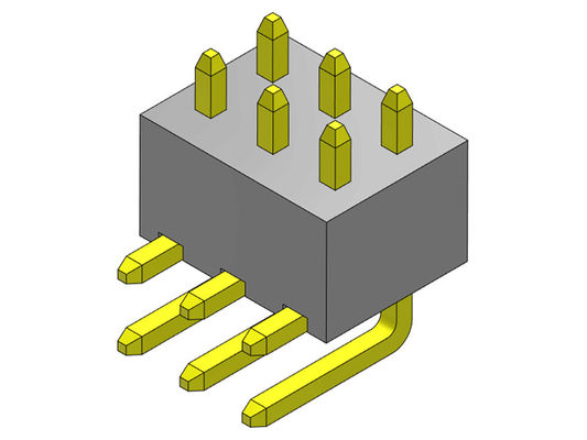 পিন হেডার সংযোগকারী 2.54 মিমি একক সারি R/A TYPE 2*2PIN থেকে 2*40PIN H=4.30MM