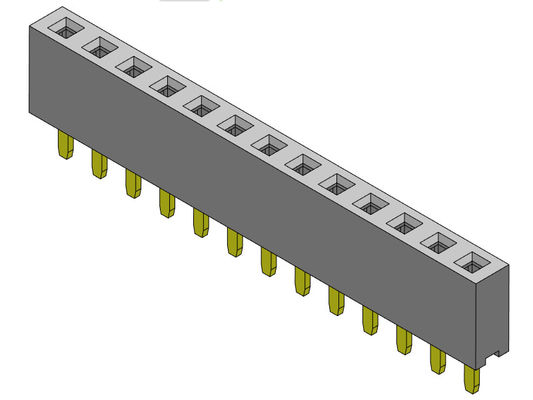 2.54mm PCB হেডার সংযোগকারী একক সারি ডিপ টাইপ সংযোগকারী 1*2PIN থেকে 1*40PIN