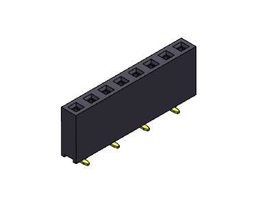মহিলা হেডার সংযোগকারী 2.54 মিমি একক সারি SMT টাইপ 1*2PIN থেকে 1*40PIN H=7.50mm