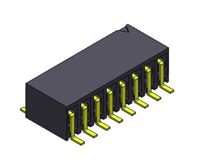 2.54mm PCB হেডার সংযোগকারী ডুয়াল রো এন্ট্রি সারফেস মাউন্ট সংযোগকারী 2*2PIN থেকে 2*40PIN