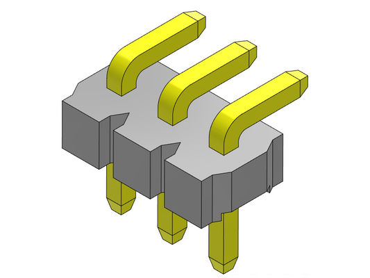 পিন হেডার সংযোগকারী 3.96 মিমি একক সারি R/A TYPE 1*2PIN থেকে 1*24PIN H=3.18MM