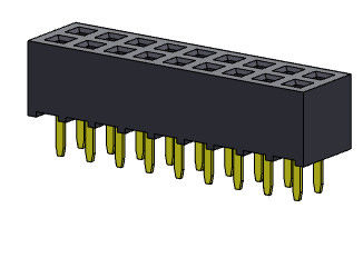 2*2PIN থেকে 2*40PIN হেডার Pcb সংযোগকারী 2.00mm ডুয়াল রো ডিপ টাইপ