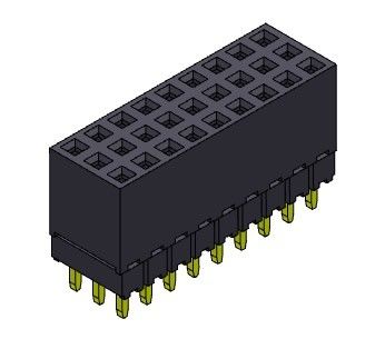 ফিমেল হেডার কানেক্টর 2.00mm ট্রিপল রো এলিভেটেড টাইপ 3*2PIN থেকে 3*40PIN