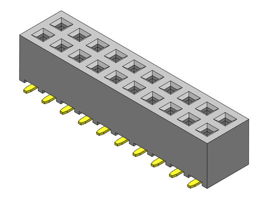 2.00mm লো প্রোফাইল ফিমেল হেডার SMT TYPE 2*2PIN থেকে 2*40PIN