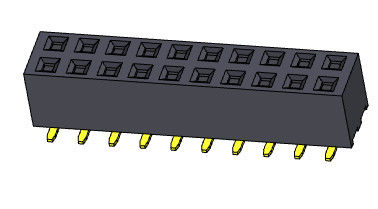 2.00mm ডুয়াল রো PCB হেডার কানেক্টর 2*2PIN থেকে 2*40PIN পেগ সহ