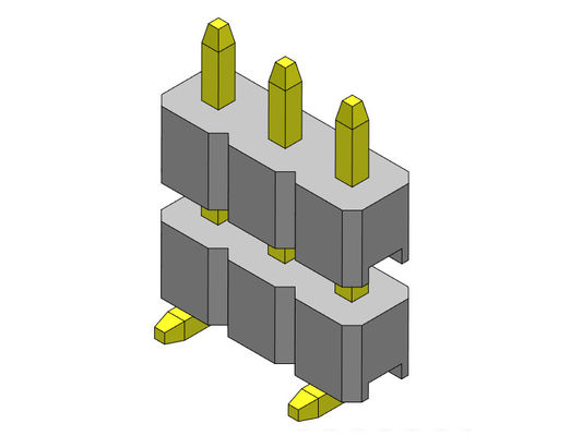 SMT TYPE PCB হেডার কানেক্টর 2.00mm একক সারি পিন হেডার 1*2PIN থেকে 1*40PIN