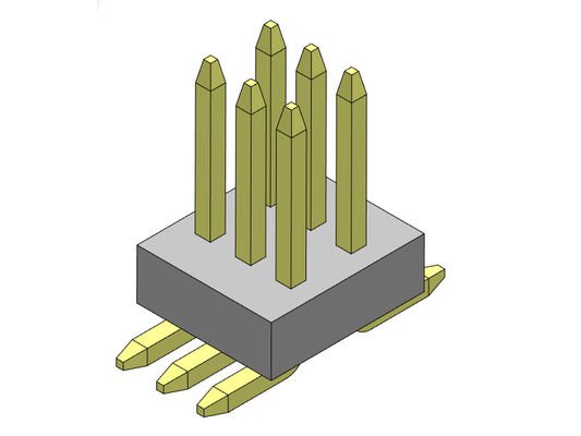 পিচ 0.8*1.2mm 2*3PIN থেকে 2*50PIN পিন ফিমেল হেডার সংযোগকারী 0.8mm ডুয়াল রো