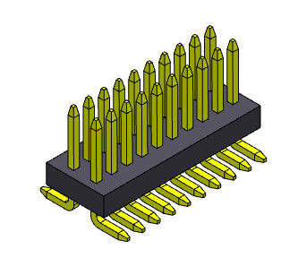 পিচ 0.8*1.2mm 2*3PIN থেকে 2*50PIN পিন ফিমেল হেডার সংযোগকারী 0.8mm ডুয়াল রো
