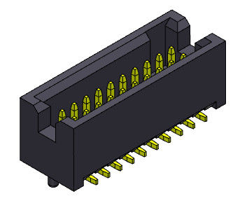 পেগ সহ 300V AC/DC বক্স হেডার সংযোগকারী 1.27mm SMT টাইপ