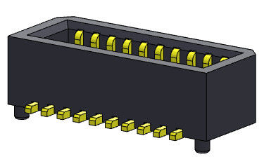 08-50Pin SMT বোর্ড থেকে বোর্ড সংযোগকারী পিচ 0.80mm UL94V0 PA69T