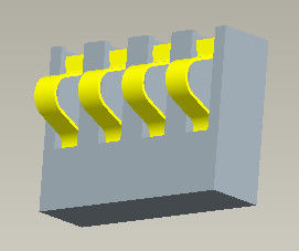 ইনসাইড ওয়েল্ডিং ব্যাটারি কানেক্টর পিচ 2.5mm 2.0AMP SGS সার্টিফিকেট