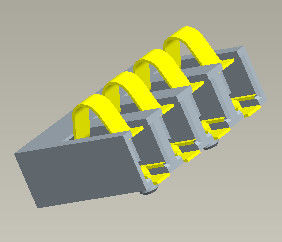 ইনসাইড ওয়েল্ডিং ব্যাটারি কানেক্টর পিচ 2.5mm 2.0AMP SGS সার্টিফিকেট