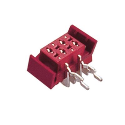 PCB রিসেপ্ট্যাকল ডিপ টাইপ সংযোগকারী 1.27mm*1.5mm মহিলা সমকোণ