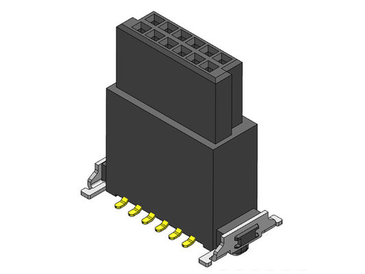 H 13.65mm ফ্লোটিং হাই স্পিড বোর্ড থেকে বোর্ড সংযোগকারী 1.27mm